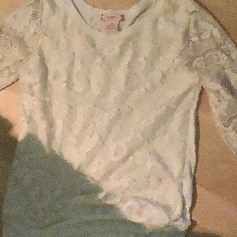 fancy lace shirt!